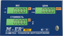 Пленочная панель передняя 223 АС LCD в Рыбинске